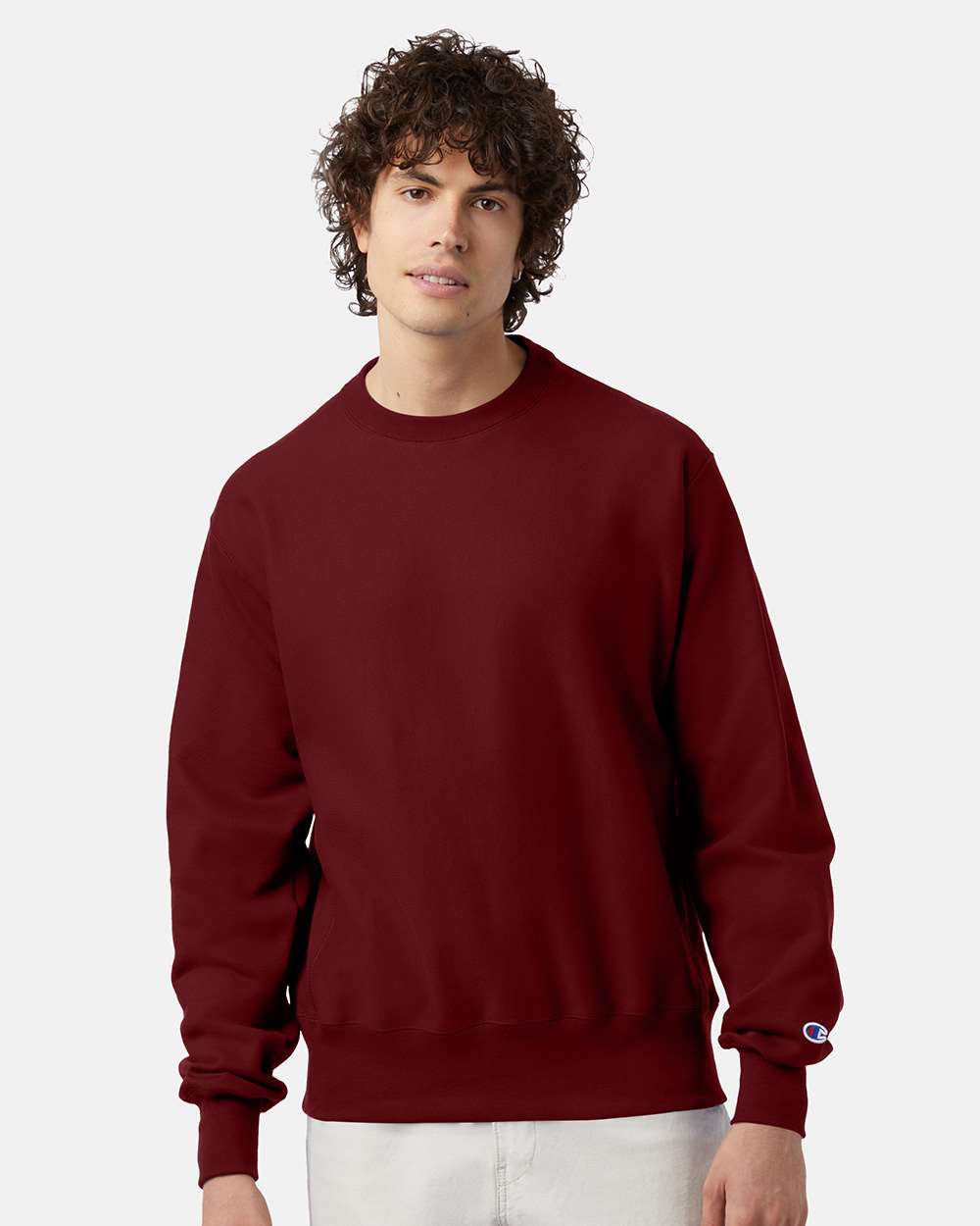 Unisex Reverse Weave® Crewneck Sweatshirt - Cardinal - XS