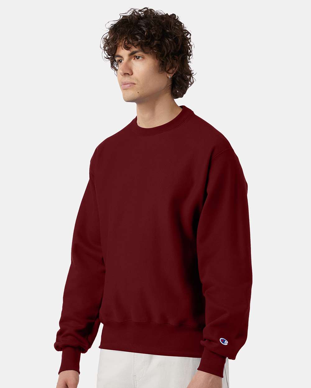 Unisex Reverse Weave® Crewneck Sweatshirt - Cardinal - S