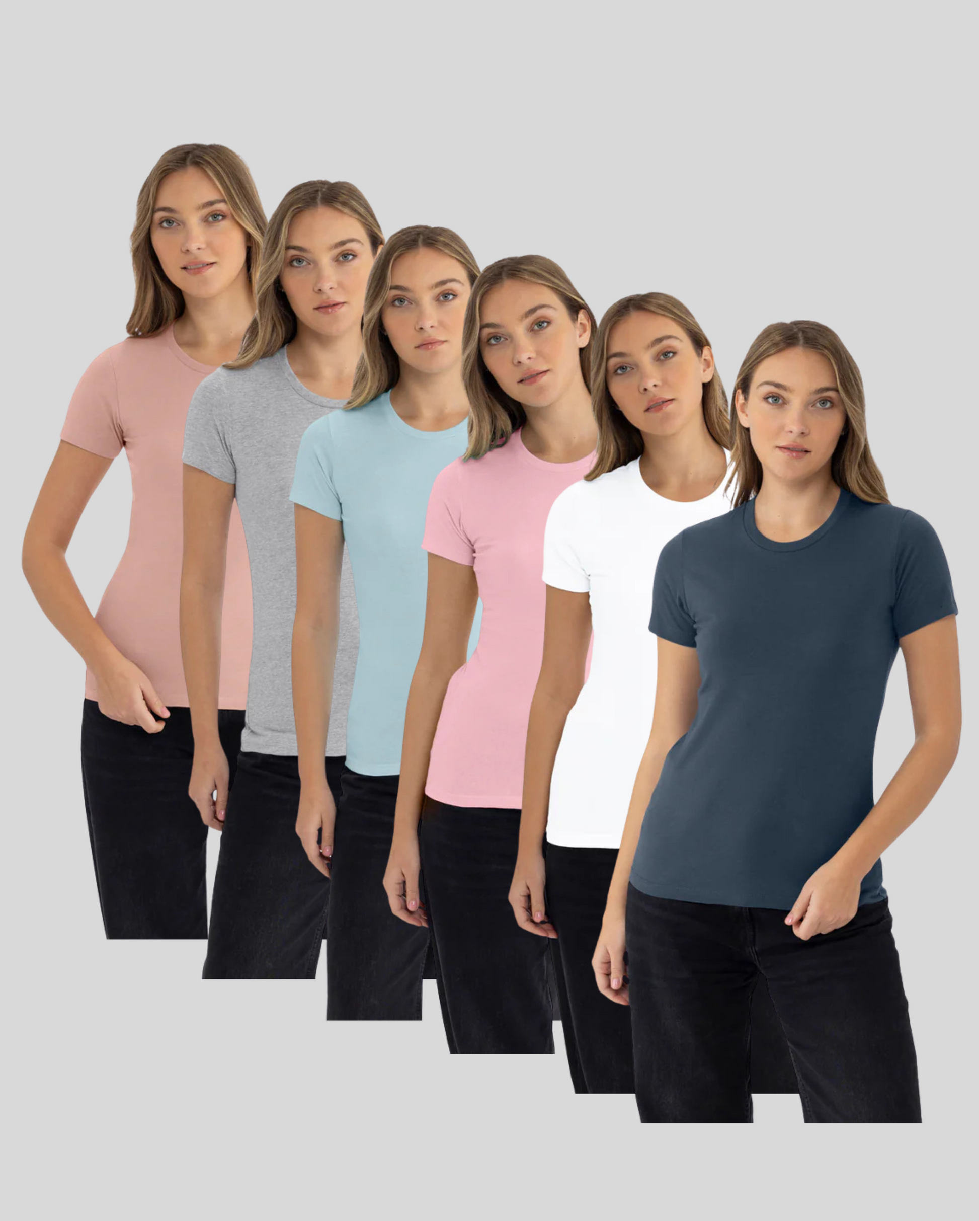 Women's Classic Cotton Tee 6-Pack