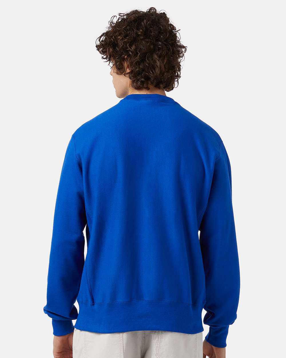 Unisex Reverse Weave® Crewneck Sweatshirt - Royal - M
