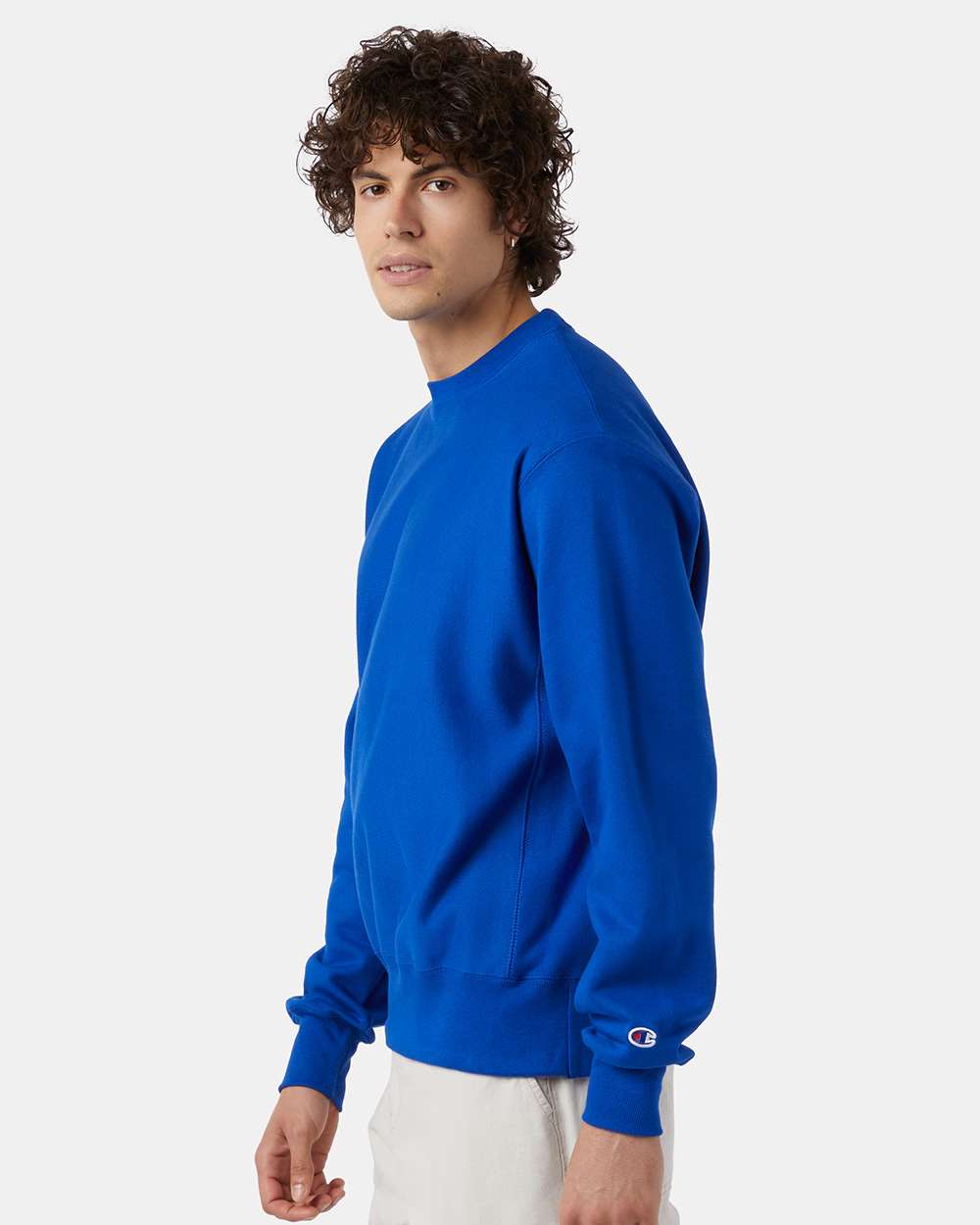 Unisex Reverse Weave® Crewneck Sweatshirt - Royal - S