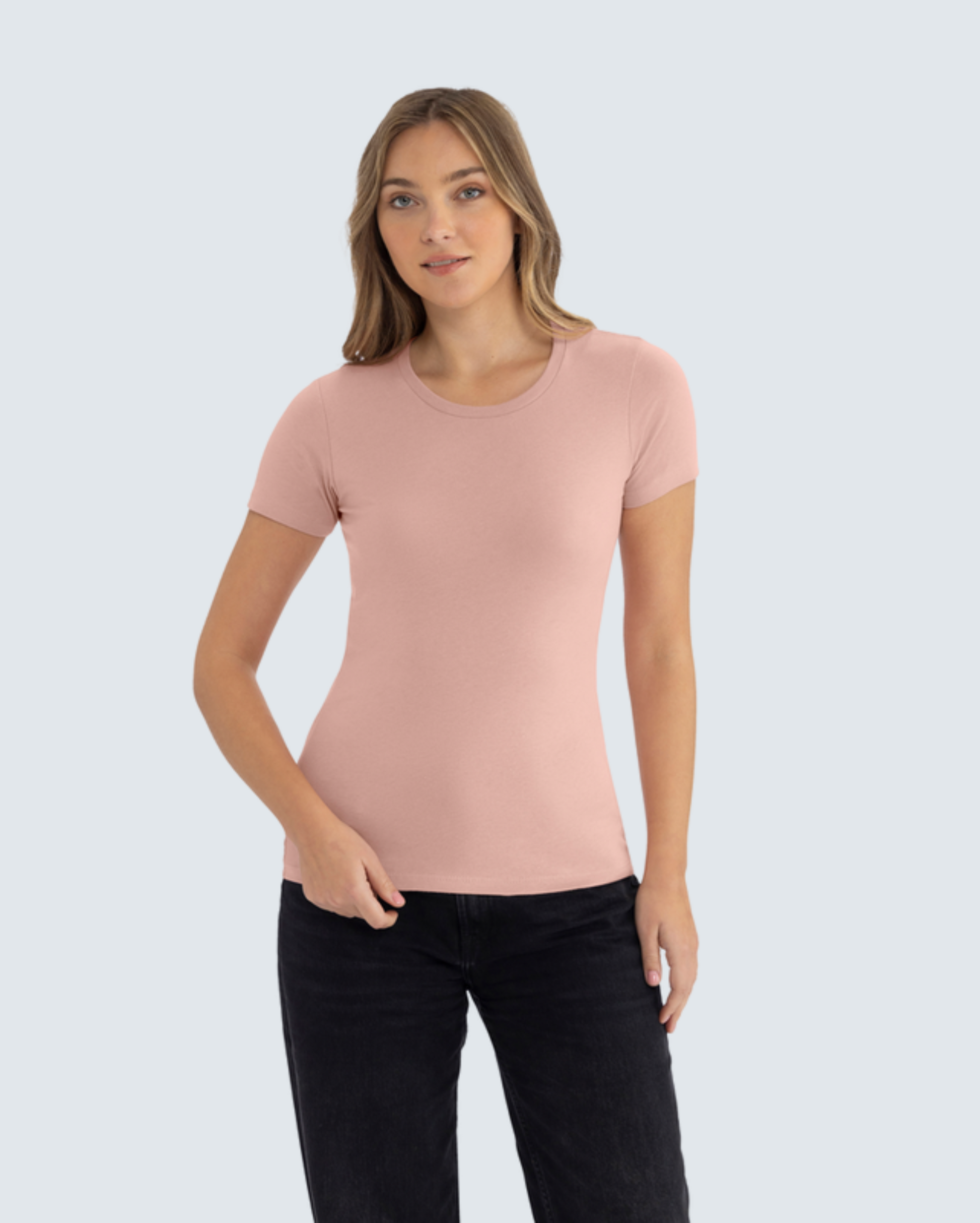 Women's Classic Cotton Tee - Desert Pink