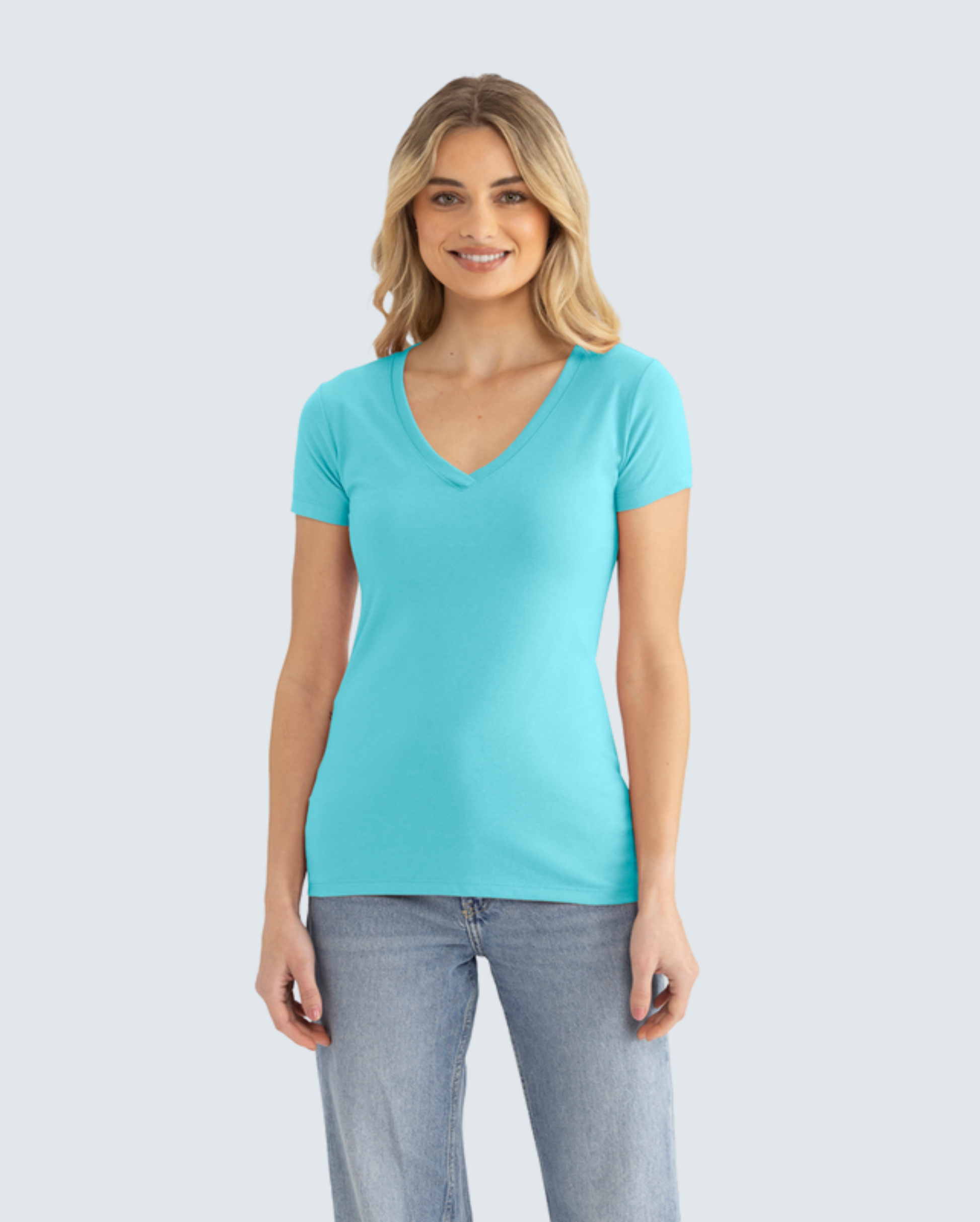 The Women's Ideal V-Neck Tee 4-Pack