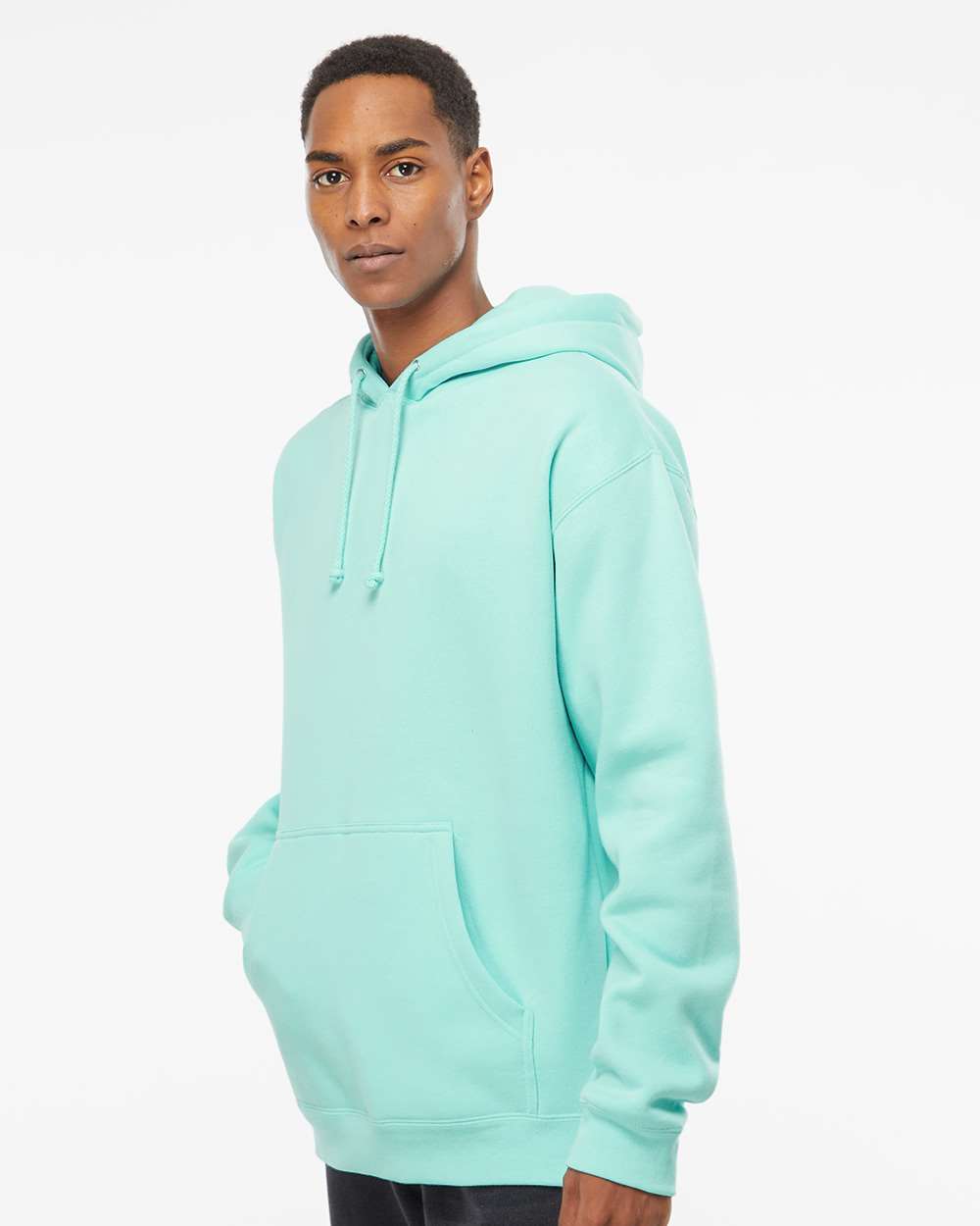 Unisex Heavyweight Hooded Sweatshirt - Mint - S