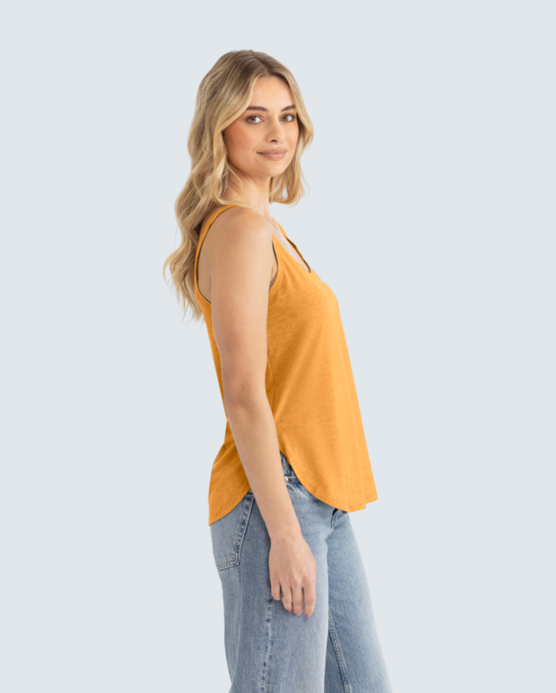 Women's Festival Tank - Antique Gold