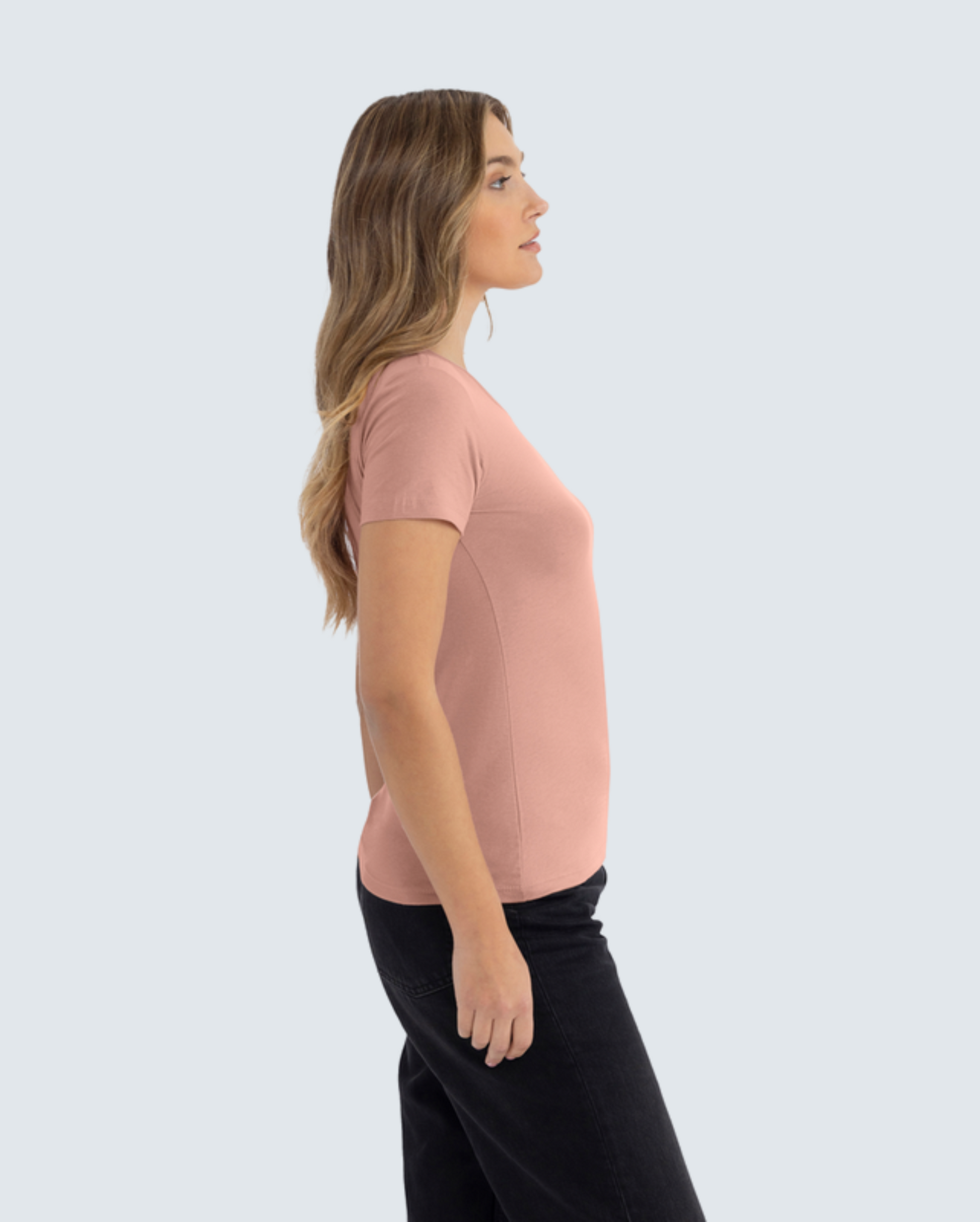 Women's Classic Cotton Tee - Desert Pink
