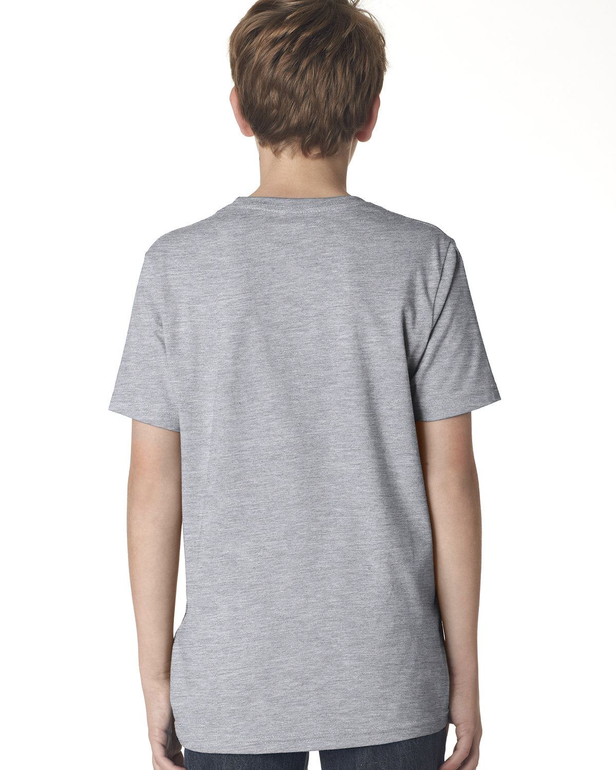 Youth Cotton T-Shirt - Heather Gray - The American Threads