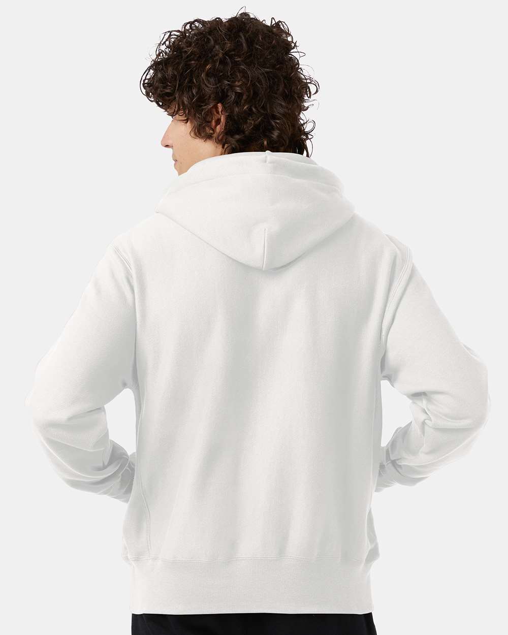 Unisex Hooded Sweatshirt - White - M