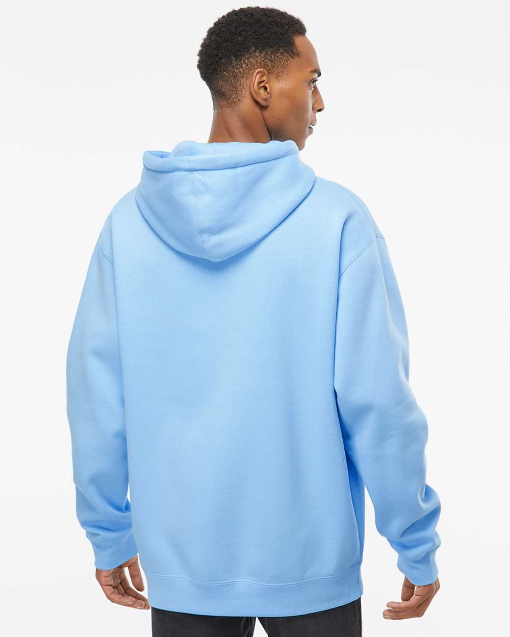 Unisex Heavyweight Hooded Sweatshirt - Blue Aqua - M