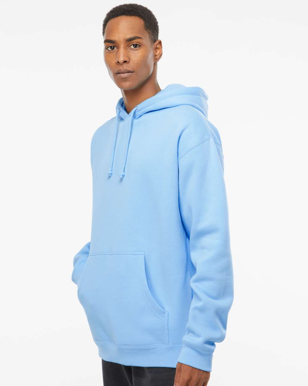 Unisex Heavyweight Hooded Sweatshirt - Blue Aqua - S