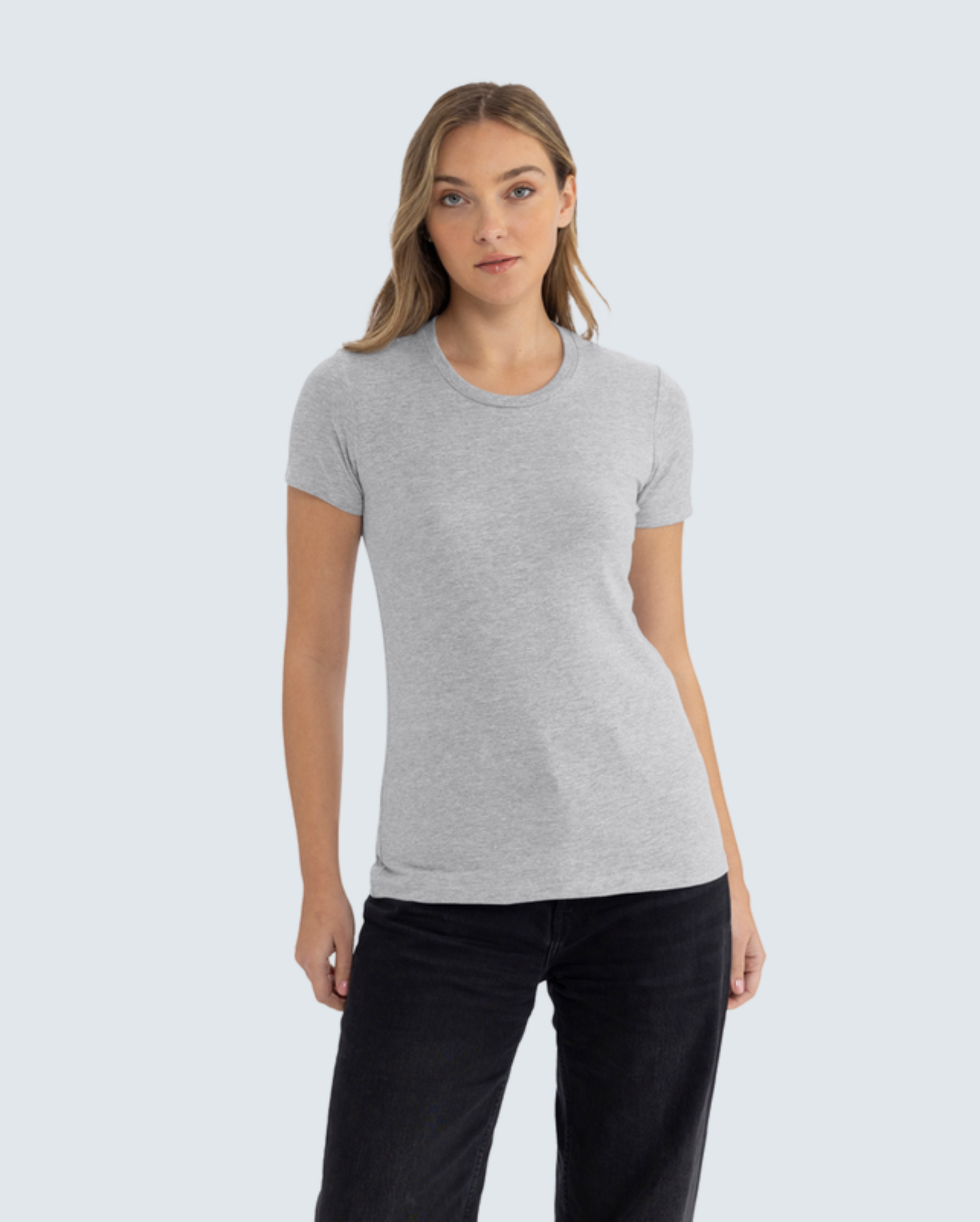 Women's Classic Cotton Tee - Heather Gray