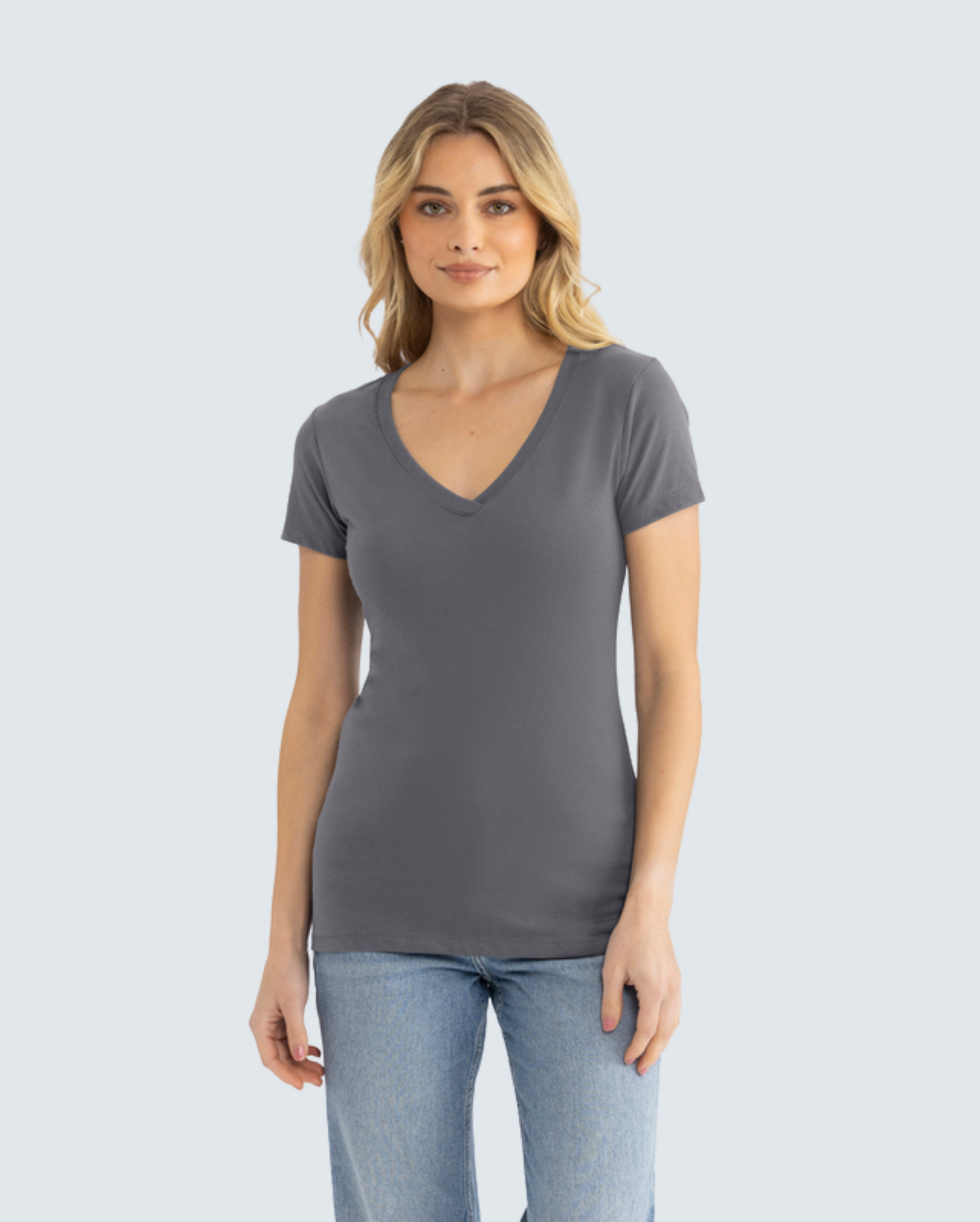 The Women's Ideal V-Neck Tee 4-Pack