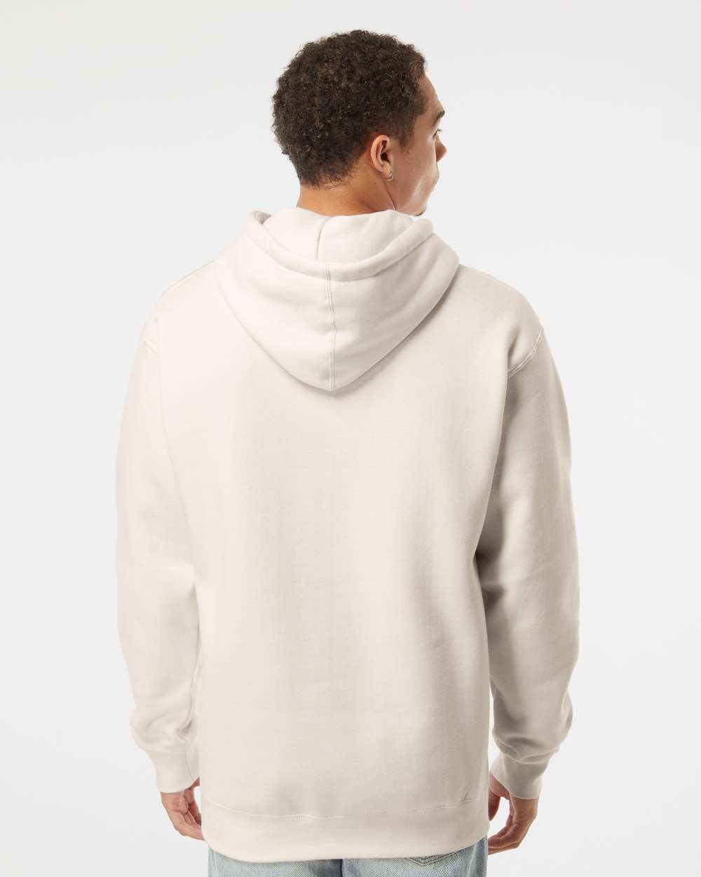 Unisex Heavyweight Hooded Sweatshirt - Bone - M