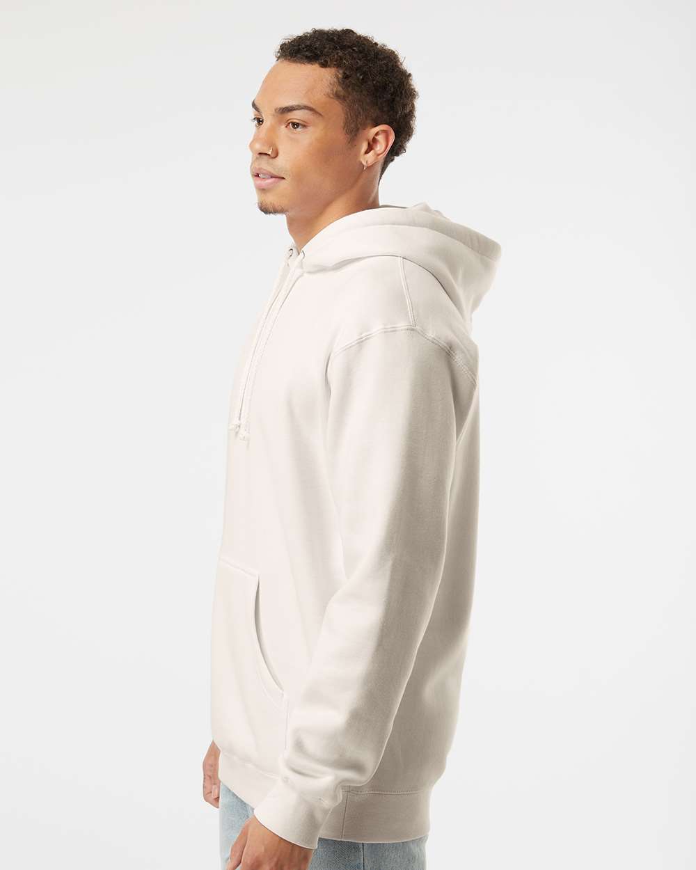 Unisex Heavyweight Hooded Sweatshirt - Bone - S