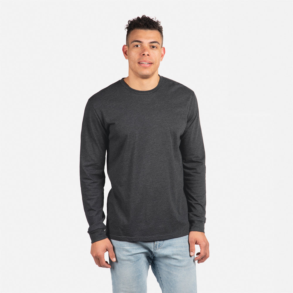 The Ultimate Long Sleeve Crew Neck T-Shirt - Charcoal