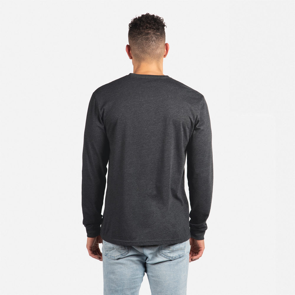 The Ultimate Long Sleeve Crew Neck T-Shirt - Charcoal
