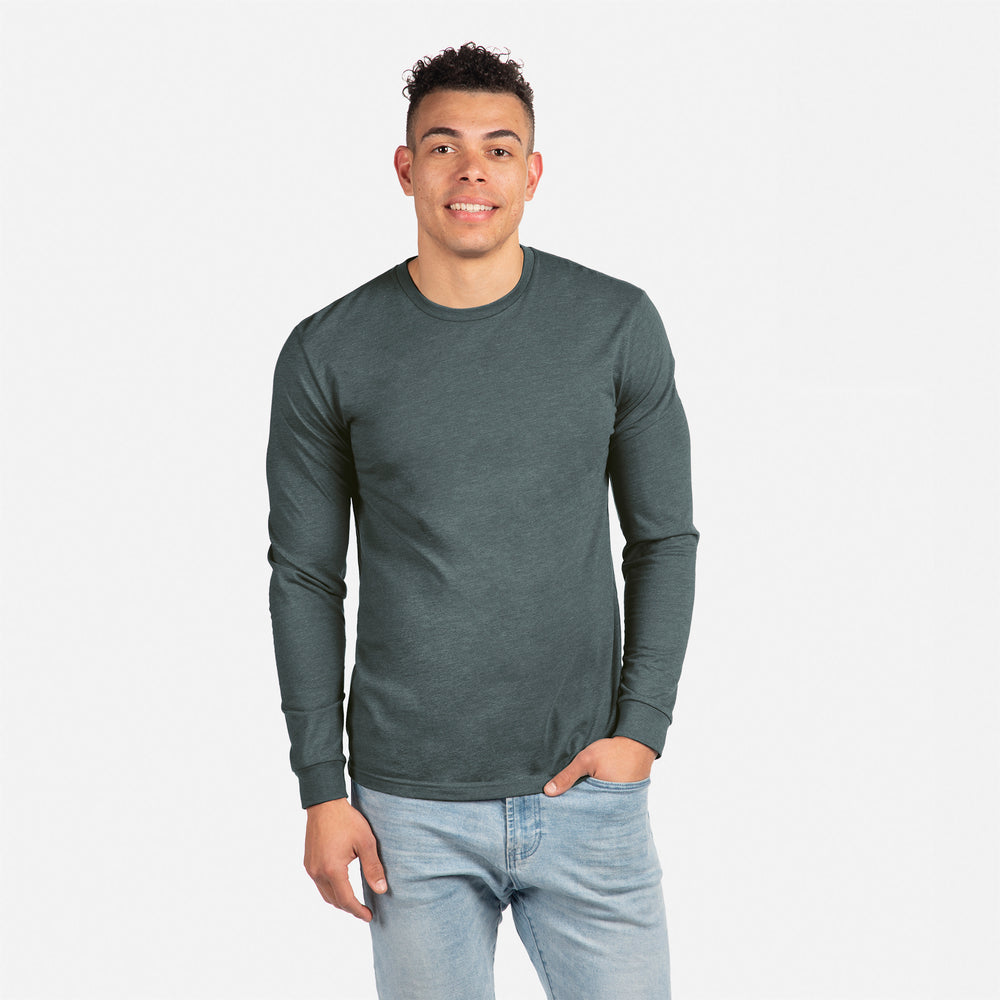 The Ultimate Long Sleeve Crew Neck T-Shirt - Indigo