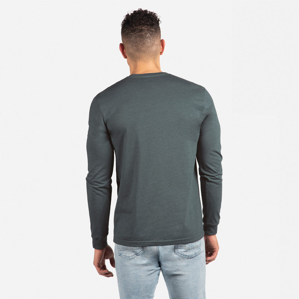 The Ultimate Long Sleeve Crew Neck T-Shirt - Indigo