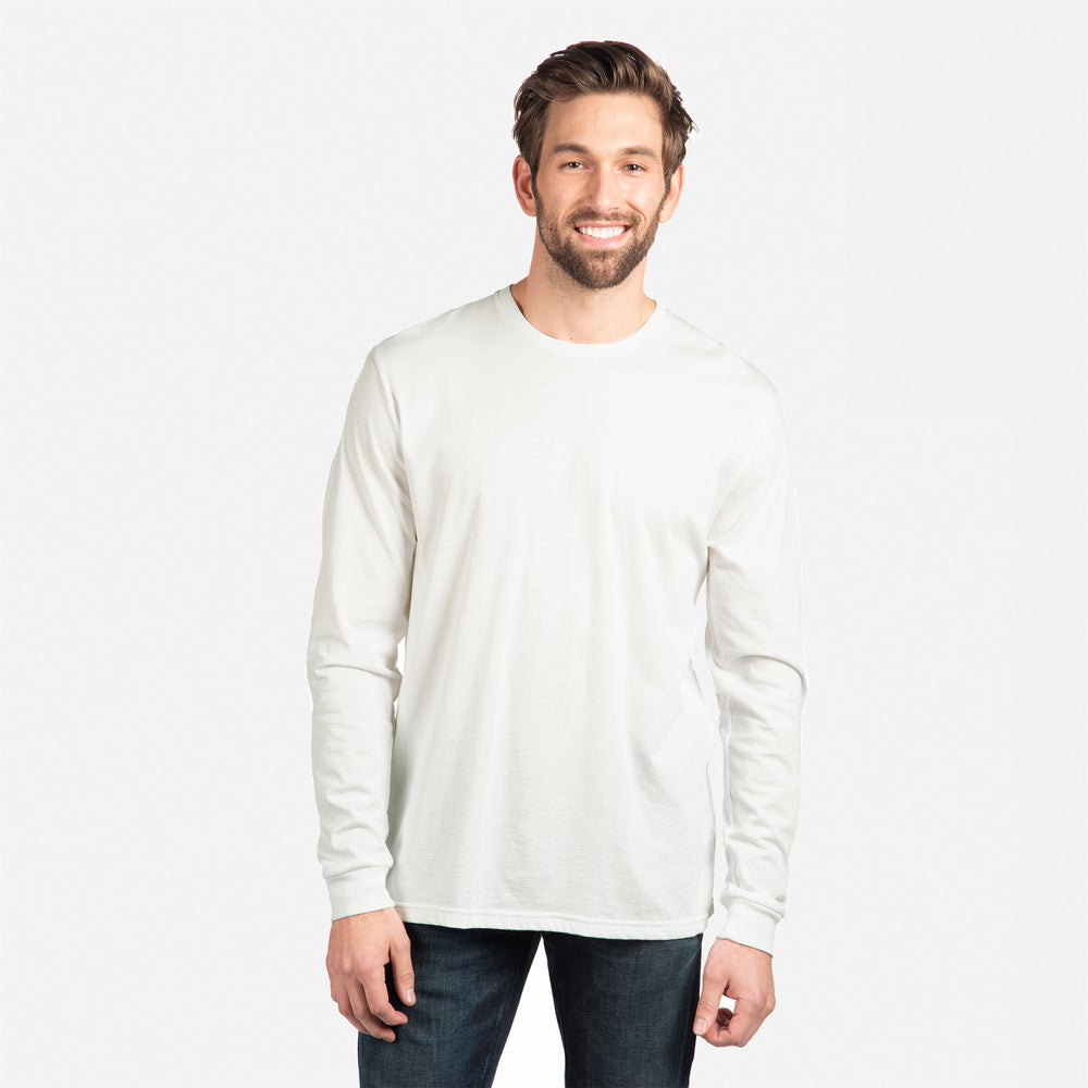 The Ultimate Long Sleeve Crew Neck T-Shirt - White
