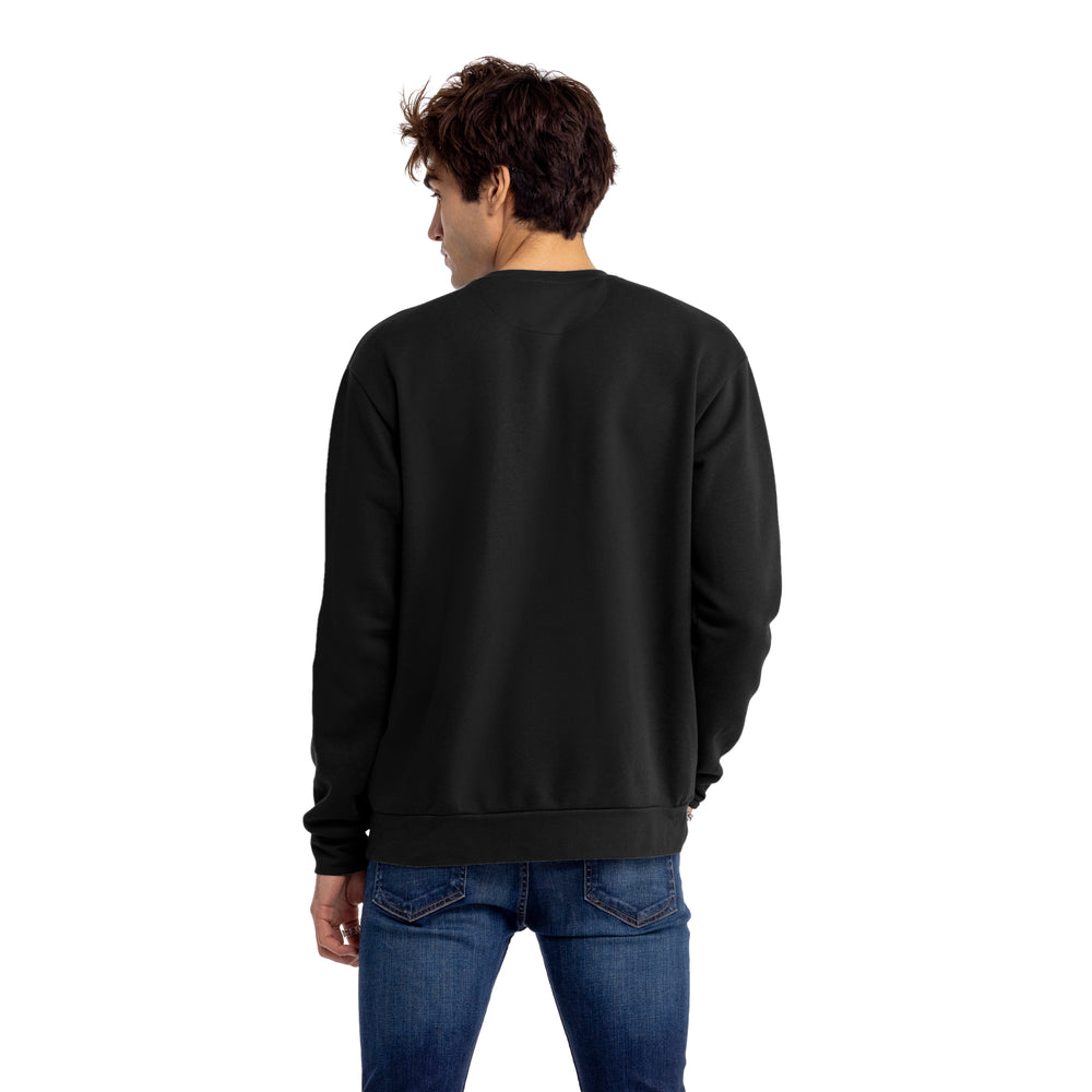 Comfy Threads Fleece Sweatshirt in Black