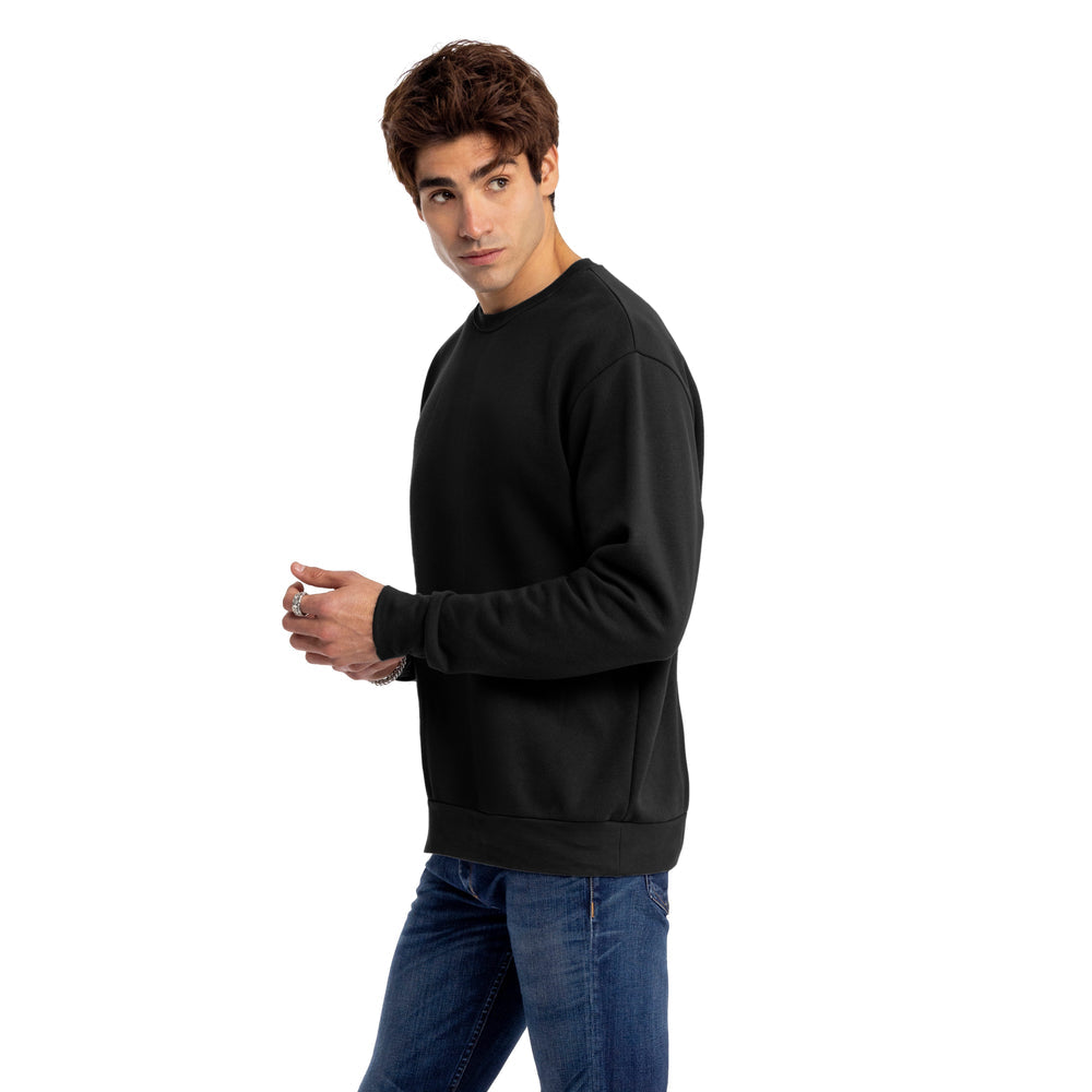Comfy Threads Fleece Sweatshirt in Black