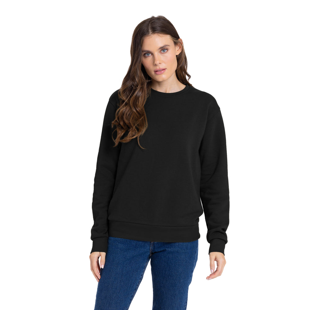 Comfy Threads Women's Fleece Sweatshirt in Black