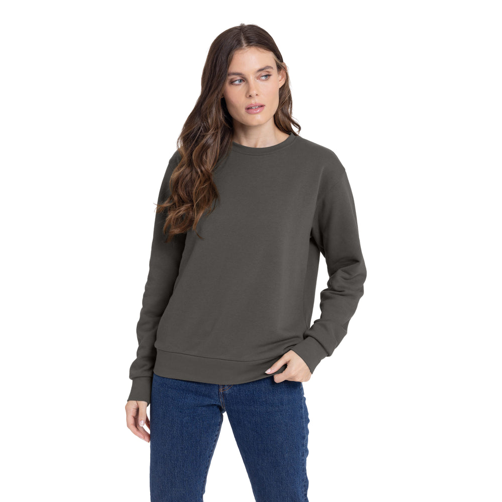 Comfy Threads Women's Fleece Sweatshirt in Heavy Metal