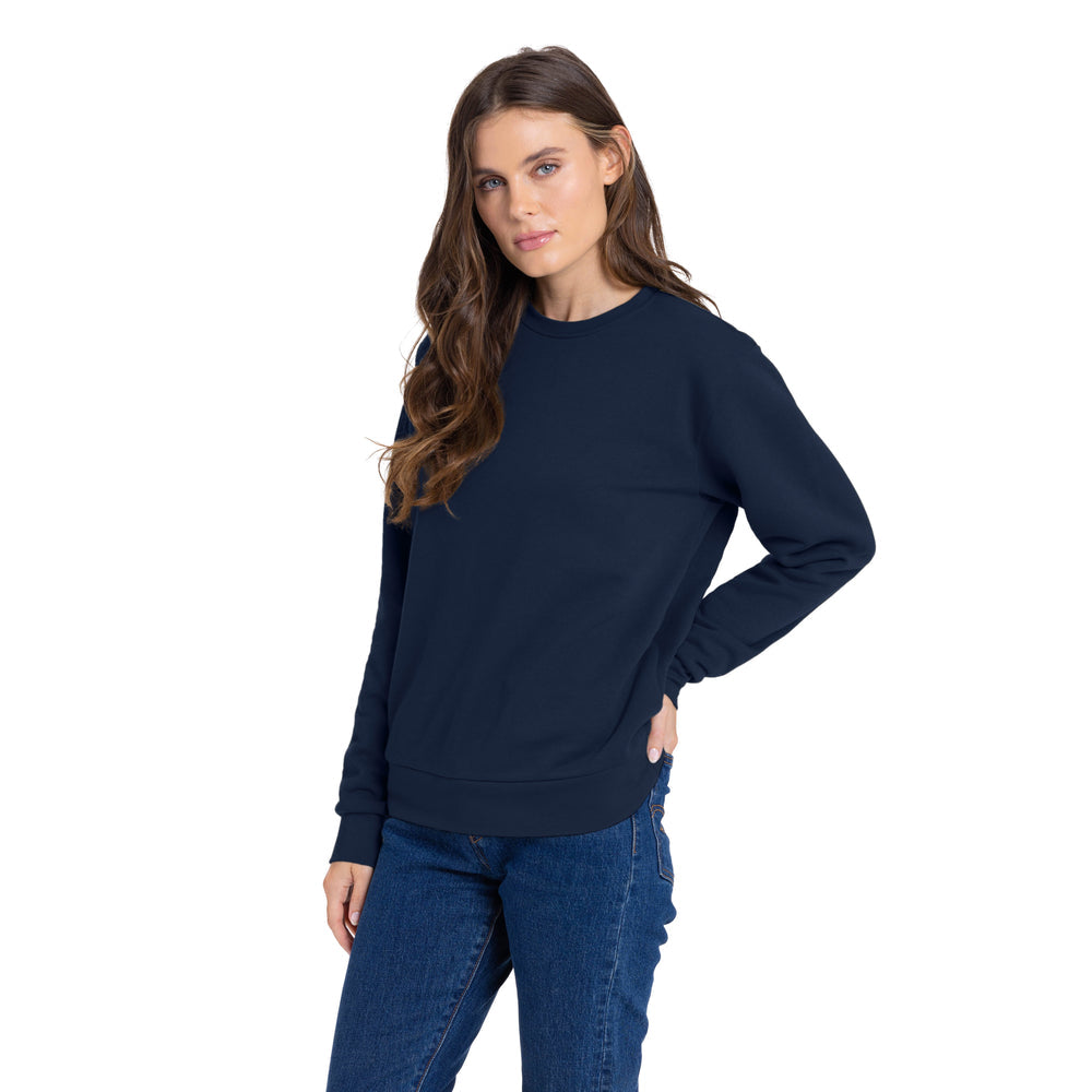 Comfy Threads Women's Fleece Sweatshirt in Midnight Navy