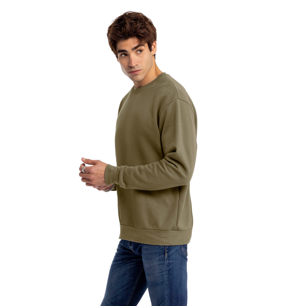 Comfy Threads Fleece Sweatshirt in Military Green