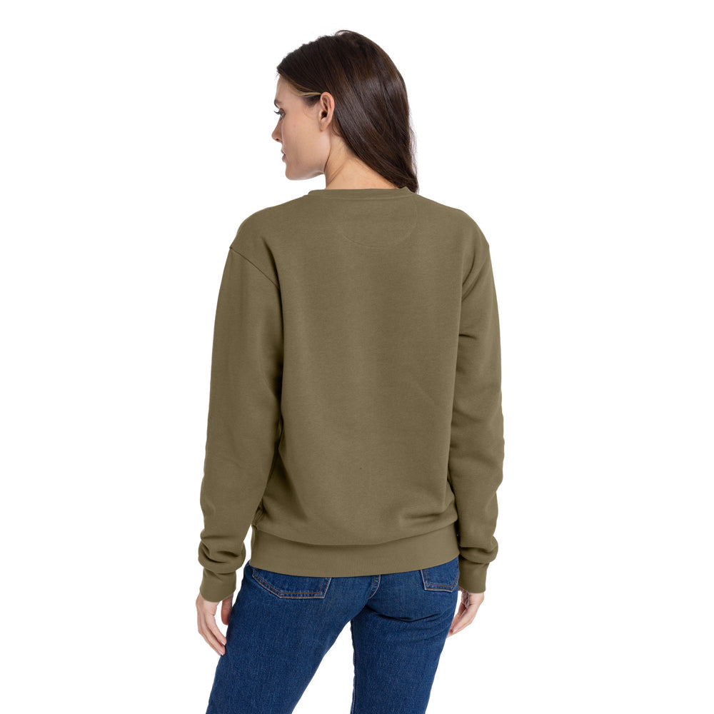 Comfy Threads Women's Fleece Sweatshirt in Military Green