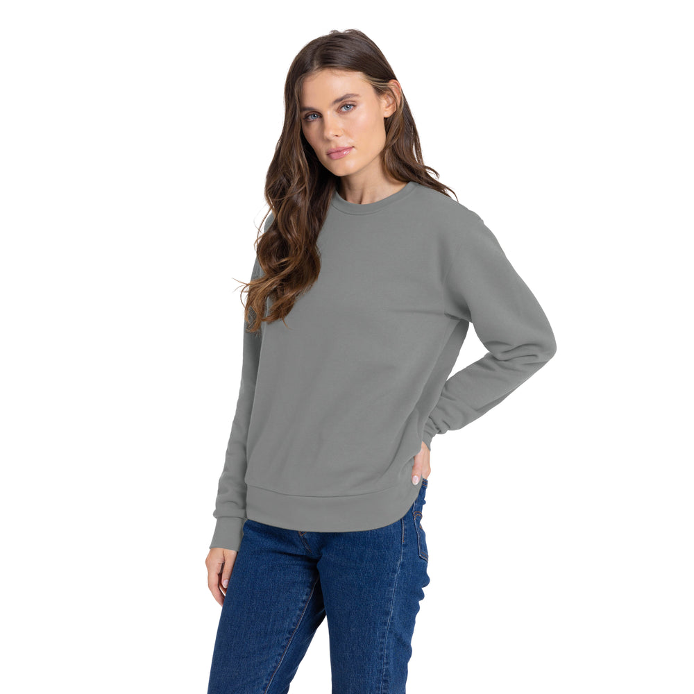 Comfy Threads Women's Fleece Sweatshirt in Lead