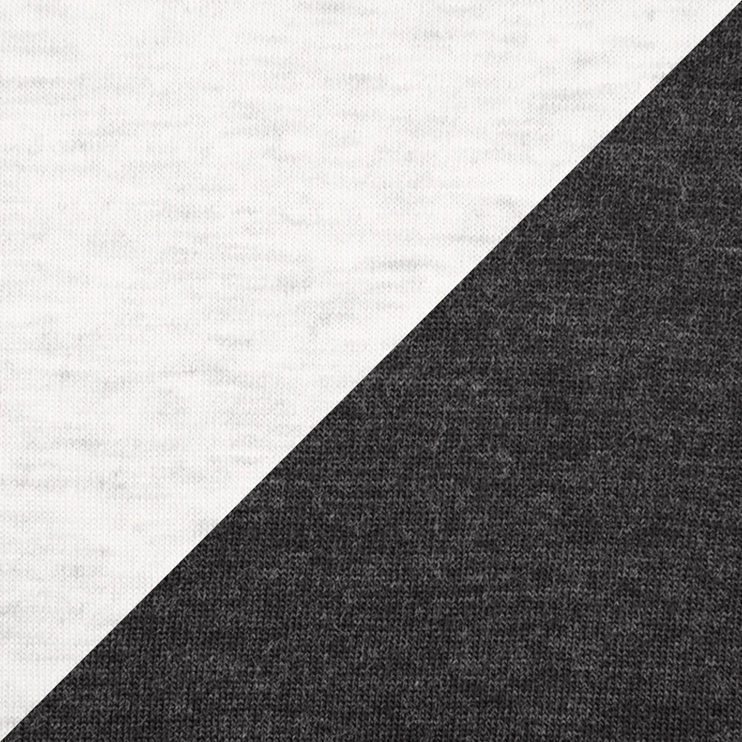 Tri-Blend 3/4 Raglan T-Shirt - Heather White / Vintage Black - The American Threads