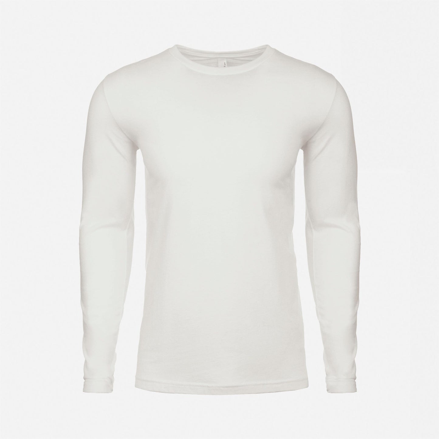 Cotton Long Sleeve T-Shirt - White - The American Threads