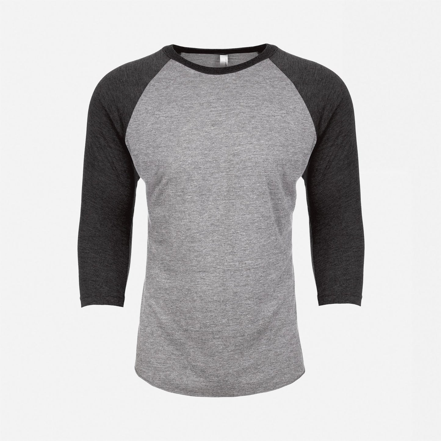Tri-Blend 3/4 Raglan T-Shirt - Vintage Black / Premium Heather - The American Threads