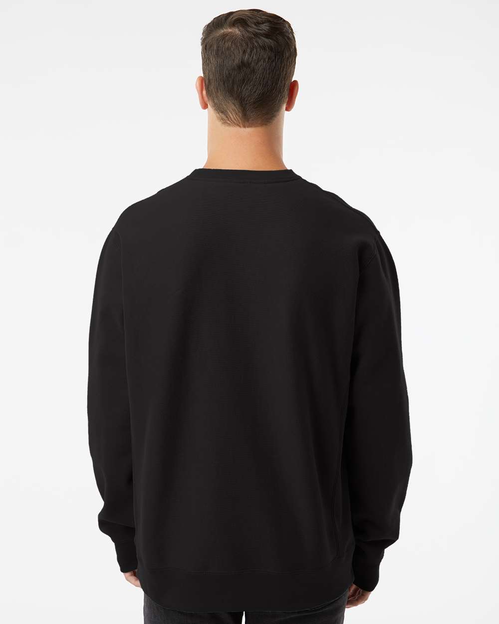 Men's Premium Heavyweight Crewneck Sweatshirt - Black - L