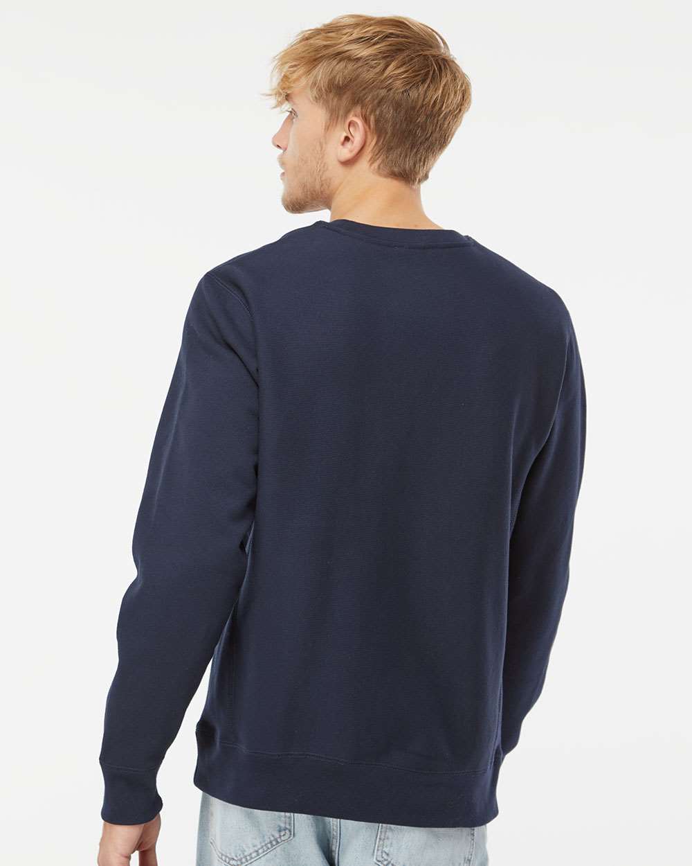 Men's Premium Heavyweight Crewneck Sweatshirt - Classic Navy - L