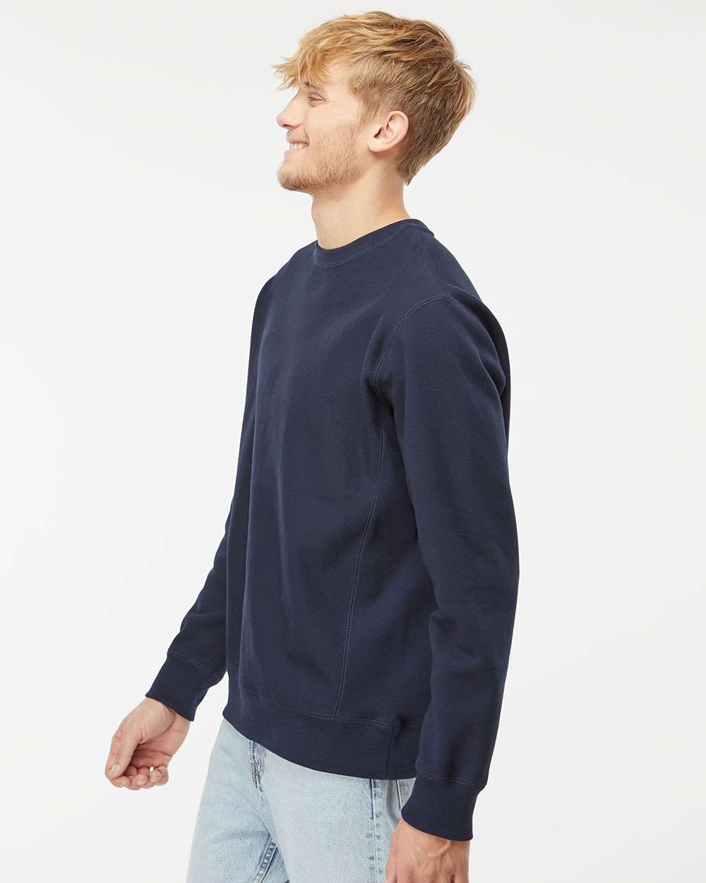 Men's Premium Heavyweight Crewneck Sweatshirt - Classic Navy - M