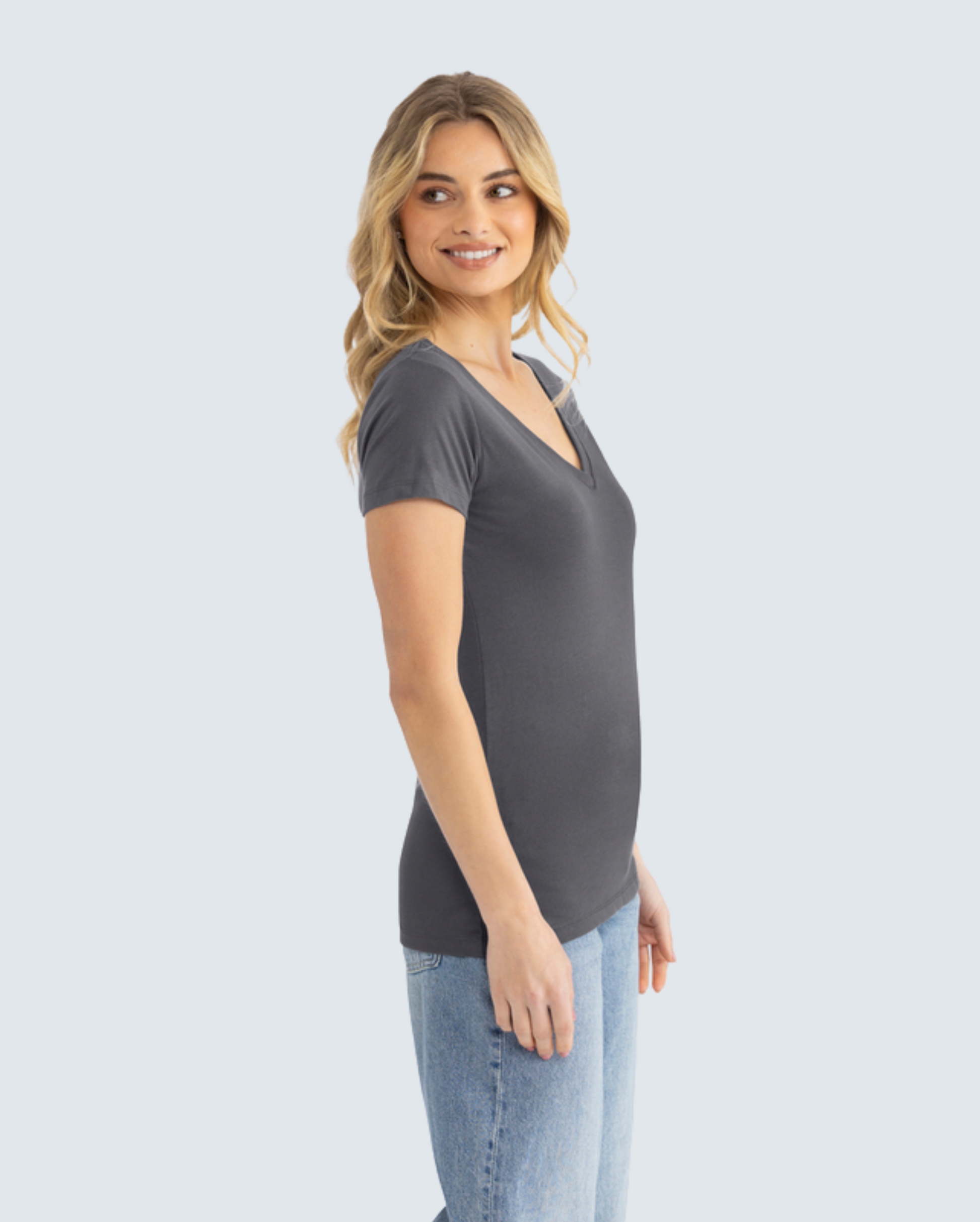 The Women's Ideal V-Neck Tee 4-Pack
