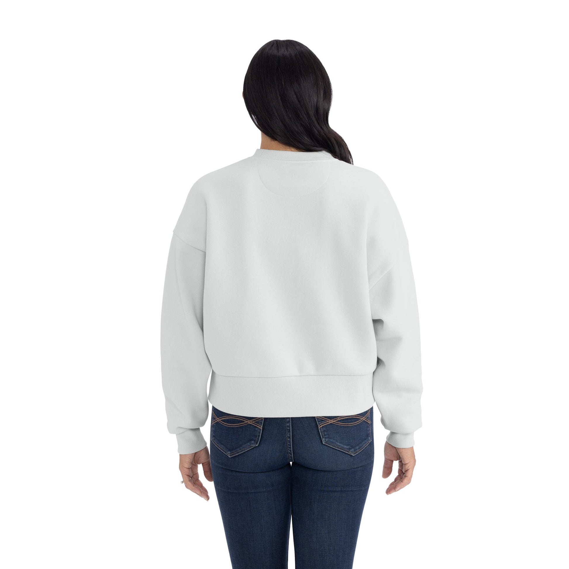Women's Heavyweight Sweatshirt - Bone - The American Threads