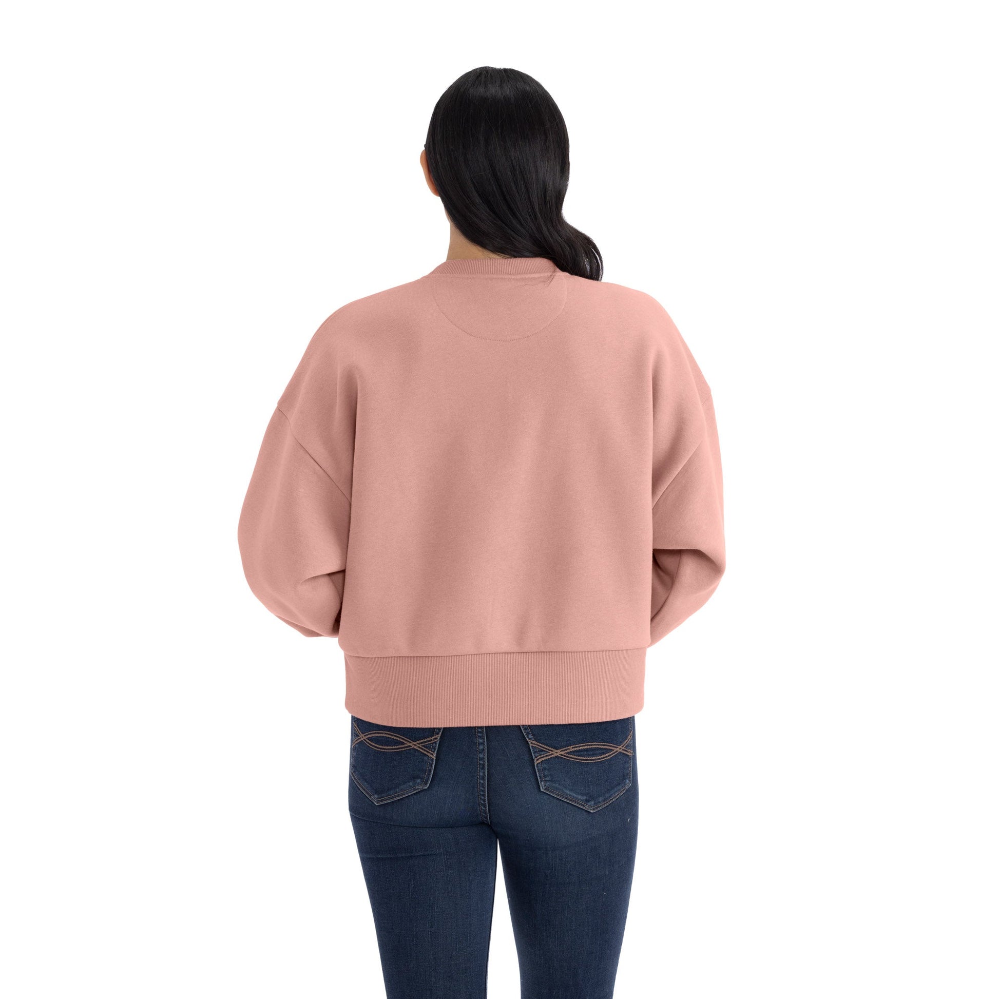 Women's Heavyweight Sweatshirt - Desert Pink - The American Threads
