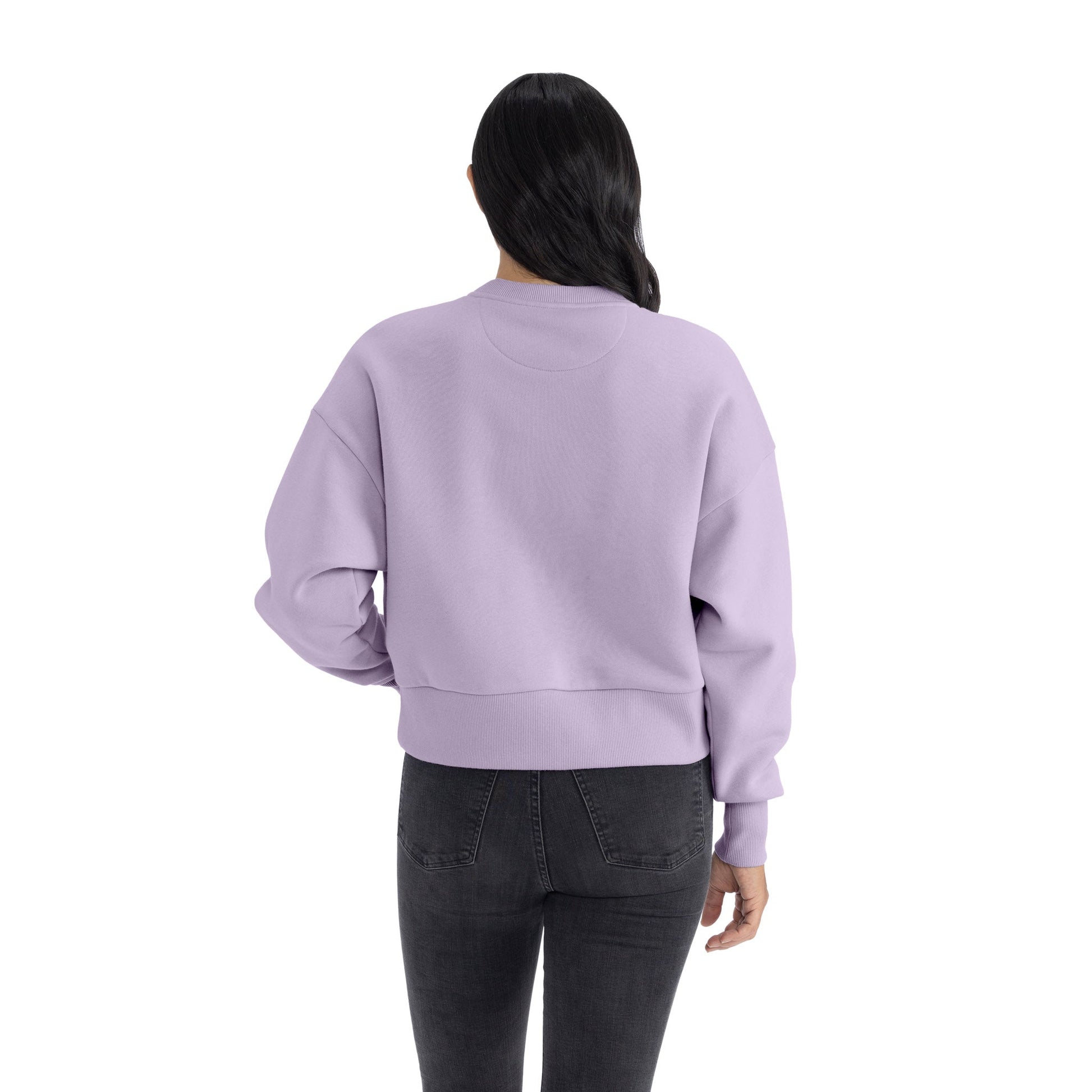 Women's Heavyweight Sweatshirt - Lavender - The American Threads