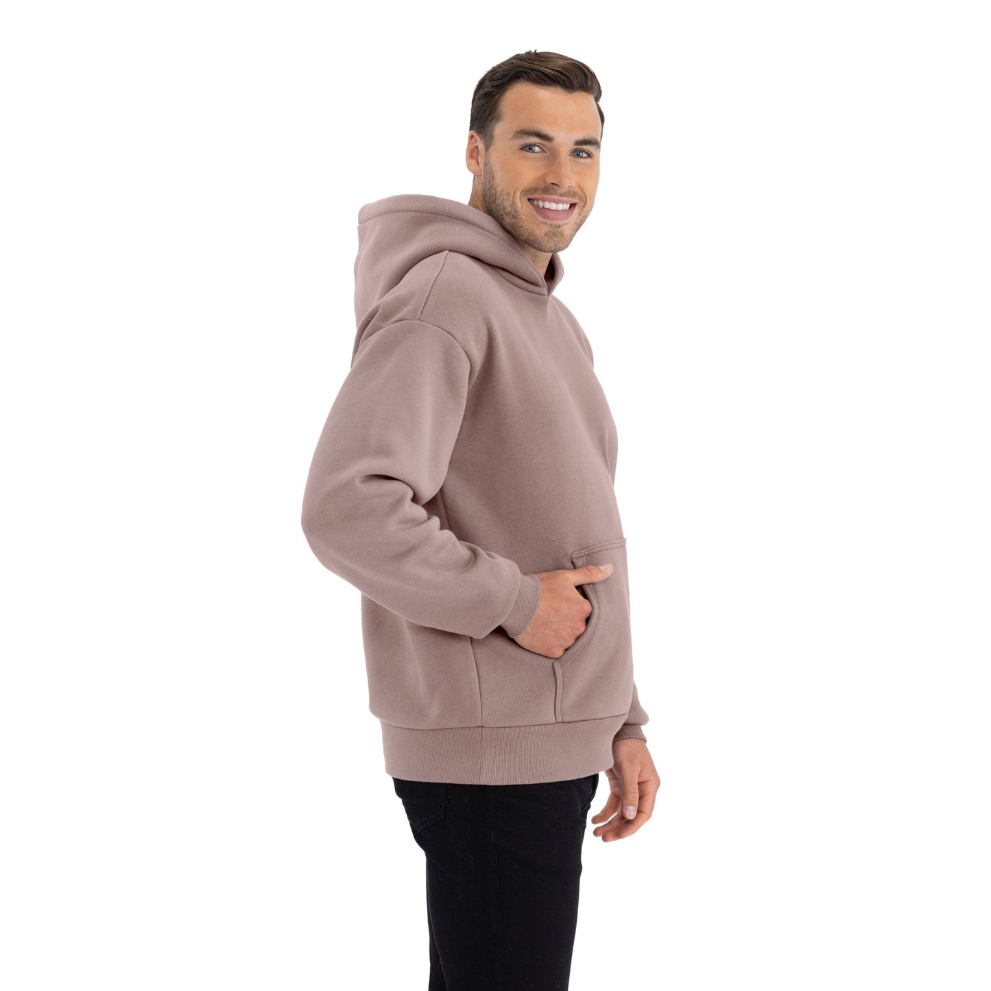 Heavyweight Pullover Hoodie - Shiitake - The American Threads