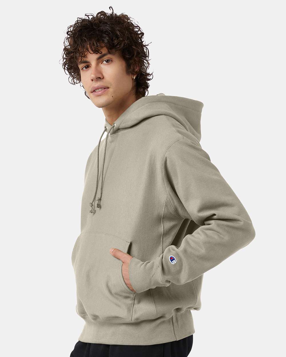 Unisex Hooded Sweatshirt - Sand - S