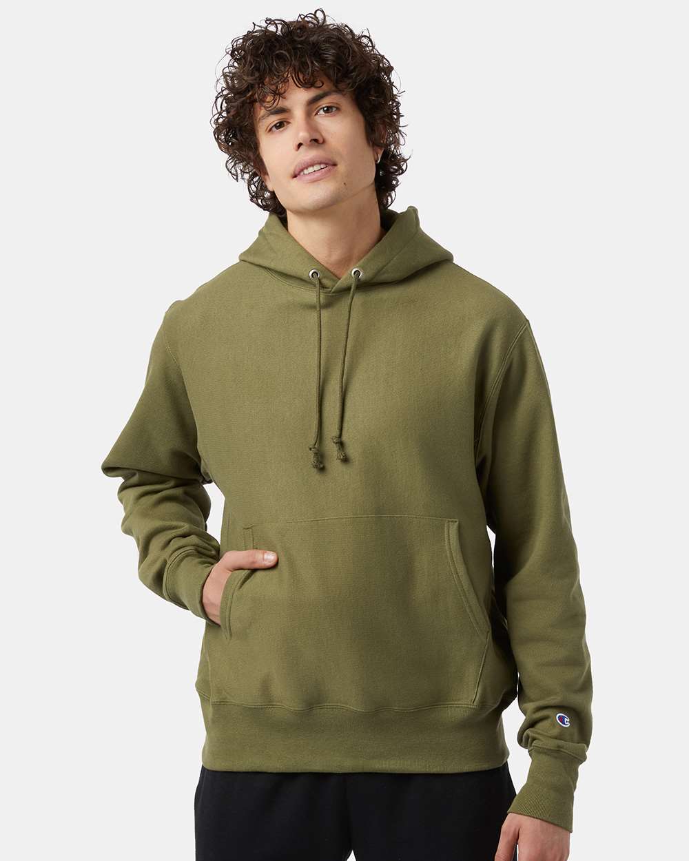Unisex Hooded Sweatshirt - Fresh Olive - XS