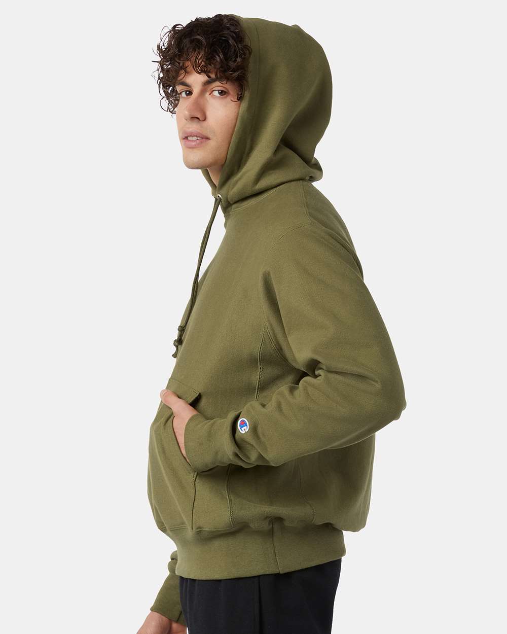Unisex Hooded Sweatshirt - Fresh Olive - S
