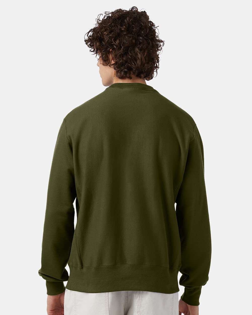 Unisex Reverse Weave® Crewneck Sweatshirt - Fresh Olive - M