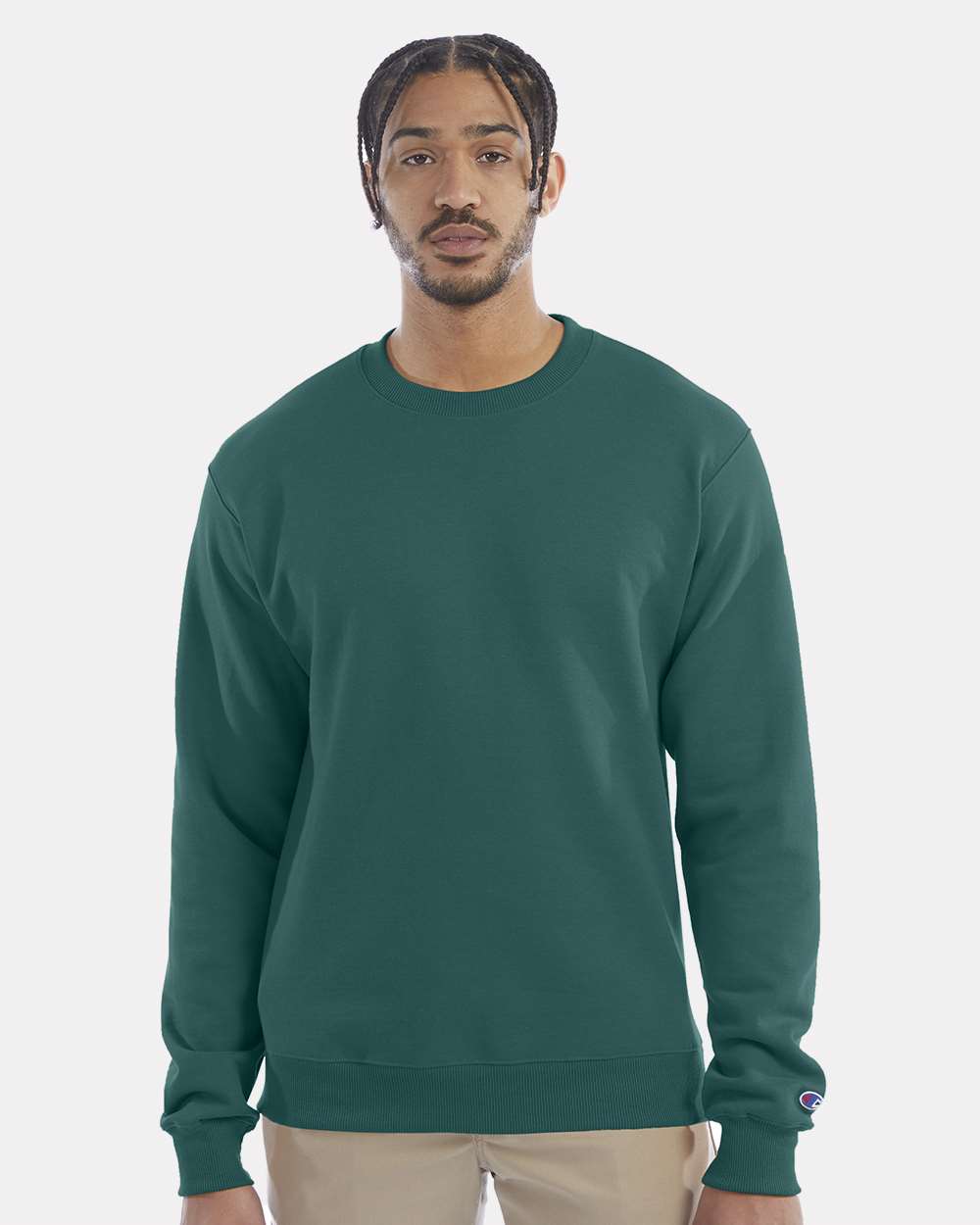Unisex Powerblend® Crewneck Sweatshirt - Emerald Green - XS