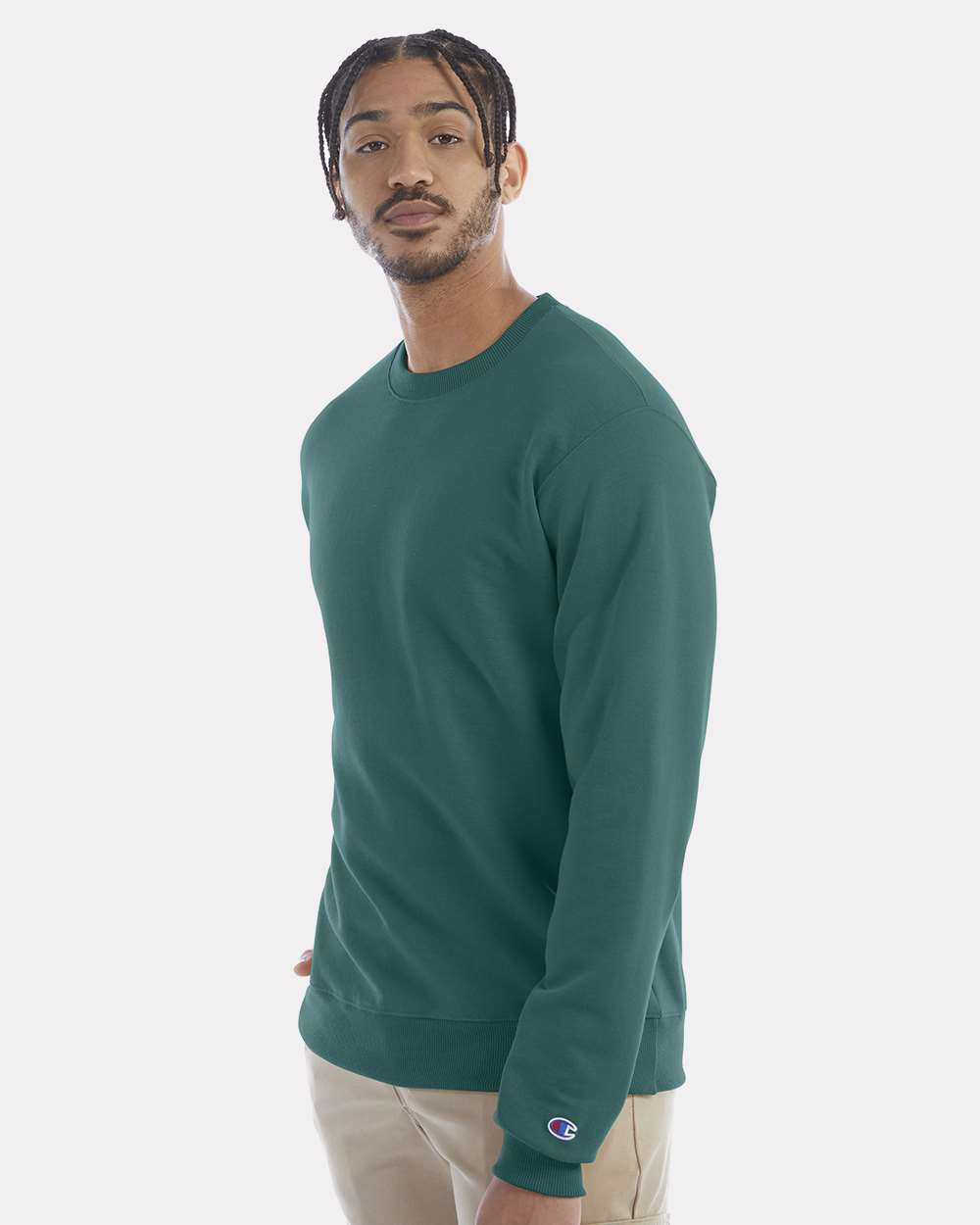 Unisex Powerblend® Crewneck Sweatshirt - Emerald Green - S