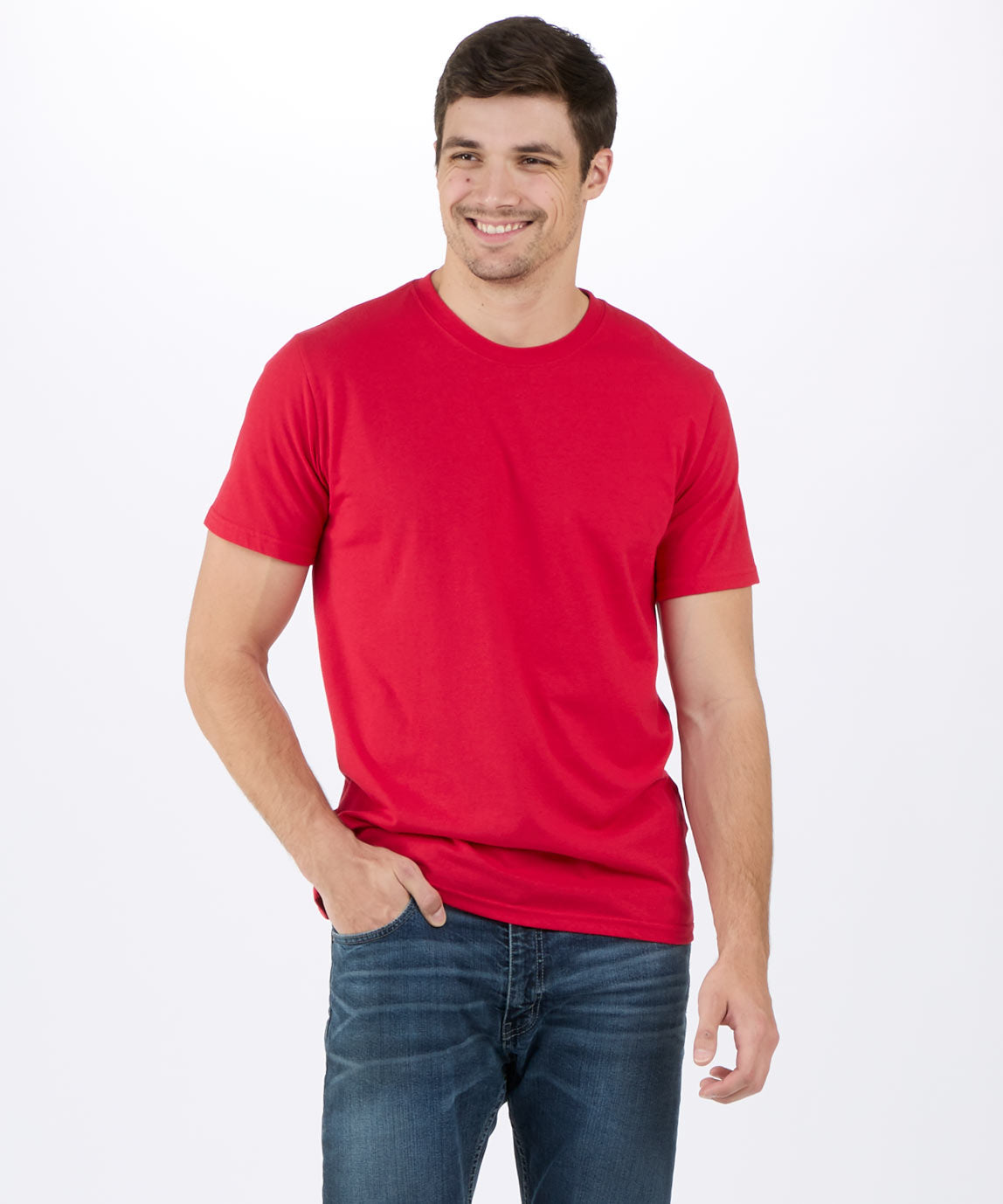 Essential Crewneck Tee - True Red