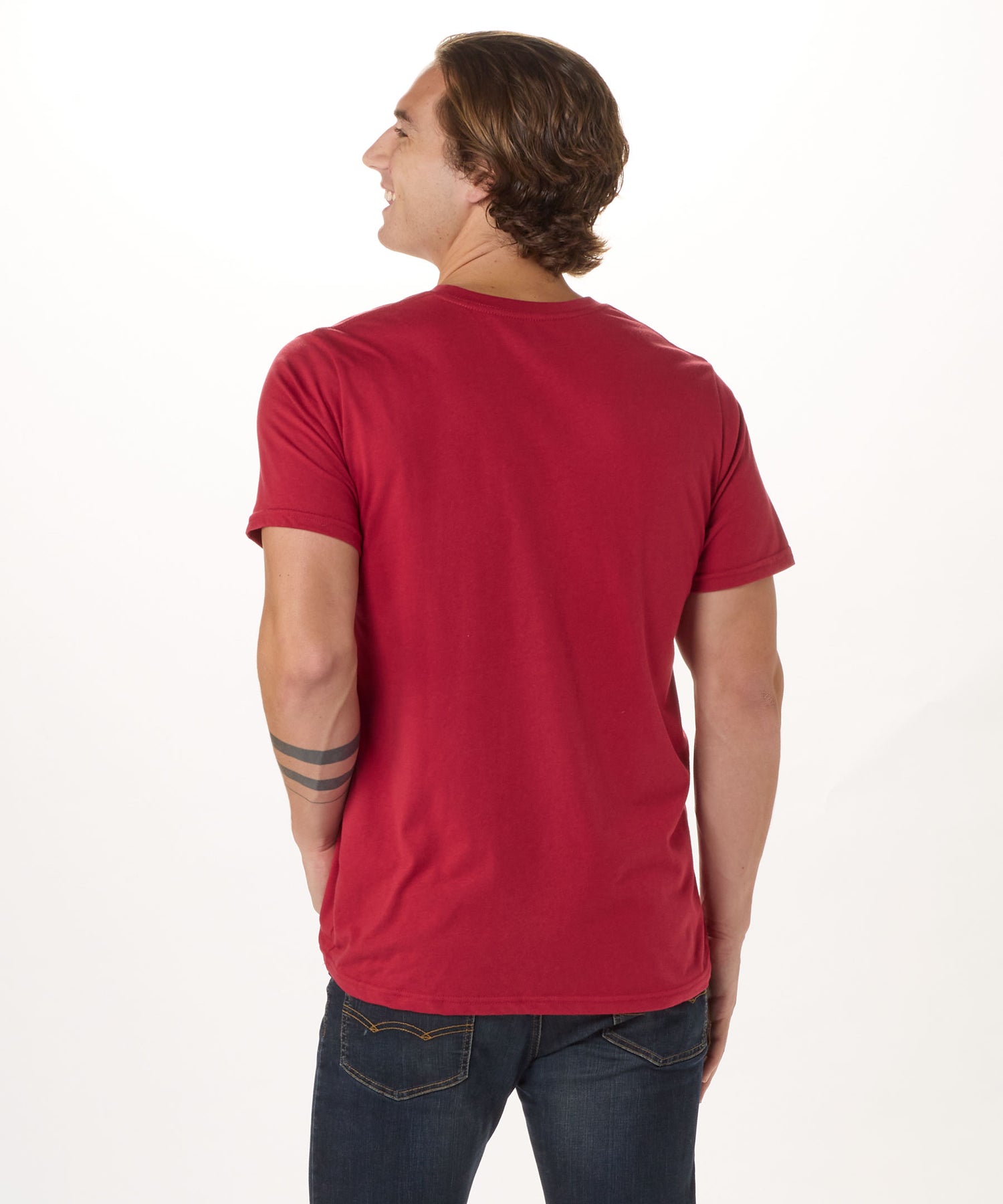 Essential Crewneck Tee - Brick Red